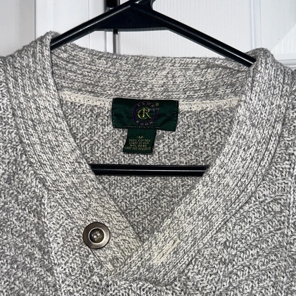 Club Room V-Neck Sweater in Soft Gray - Picture 3 of 6